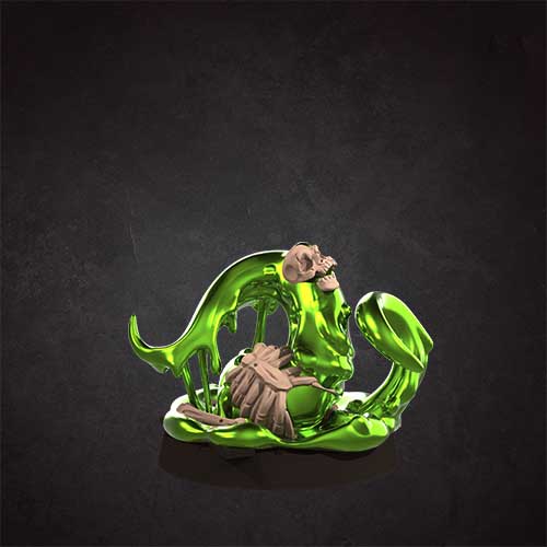 Pestilent Ooze 03 - Clear Green