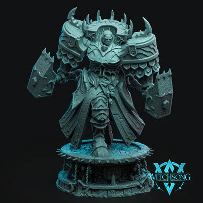 Fallen Overseer – Cursed Commander Miniature | 3D Resin Model for D&D, Pathfinder & Fantasy TTRPGs