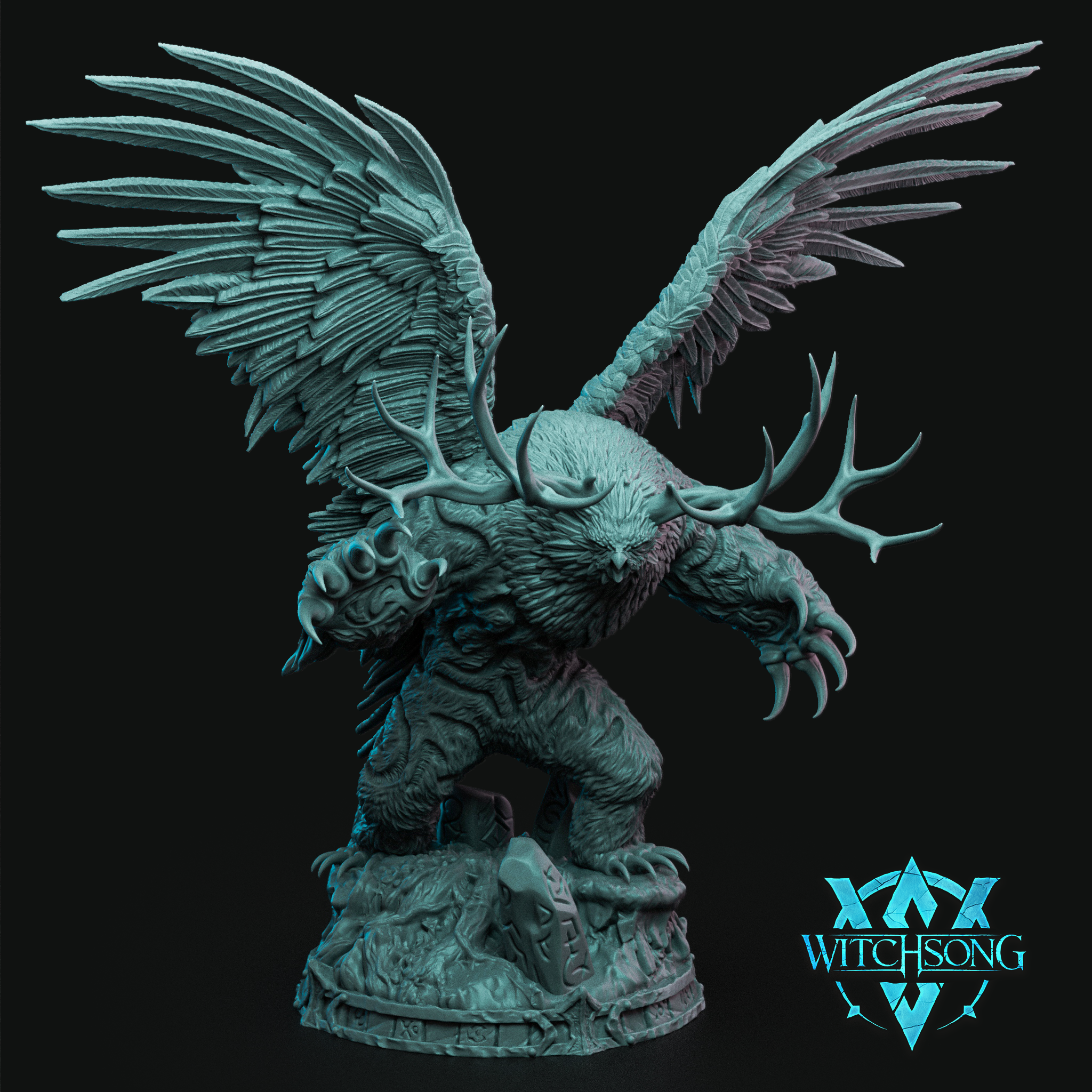 Owl Bear Progenitor | Huge 80mm | Primeval Forest Deity